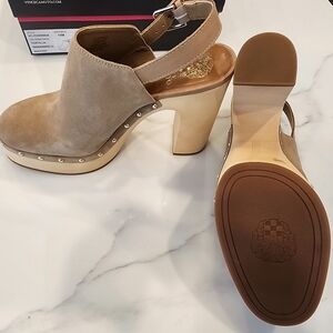 Vince Camuto Women's Ithernda Platform Tortilla Size 10 New With Box